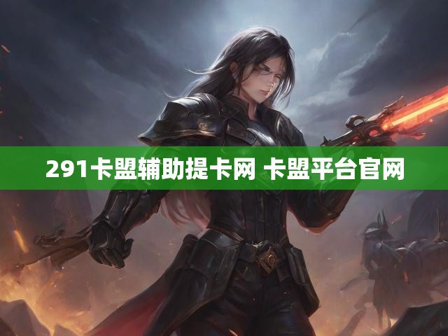 291卡盟辅助提卡网 卡盟平台官网