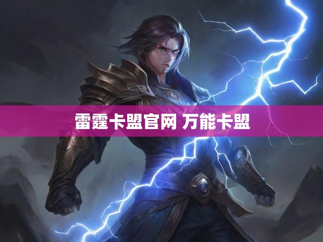 雷霆卡盟官网 万能卡盟