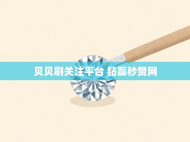 贝贝刷关注平台 钻磊秒赞网