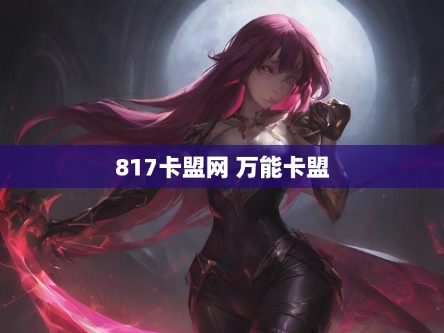 817卡盟网 万能卡盟