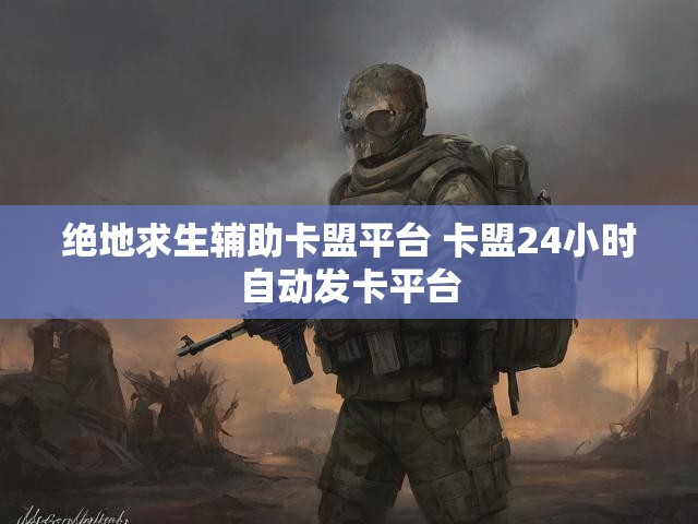 绝地求生辅助卡盟平台 卡盟24小时自动发卡平台