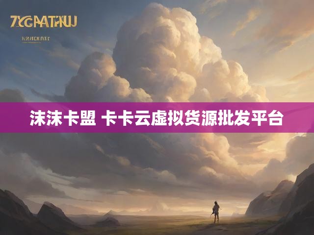 沫沫卡盟 卡卡云虚拟货源批发平台