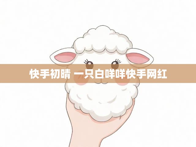 快手初晴 一只白咩咩快手网红