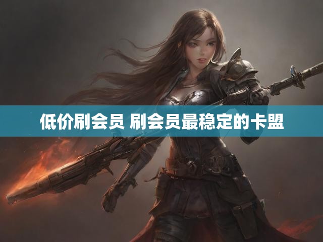 低价刷会员 刷会员最稳定的卡盟