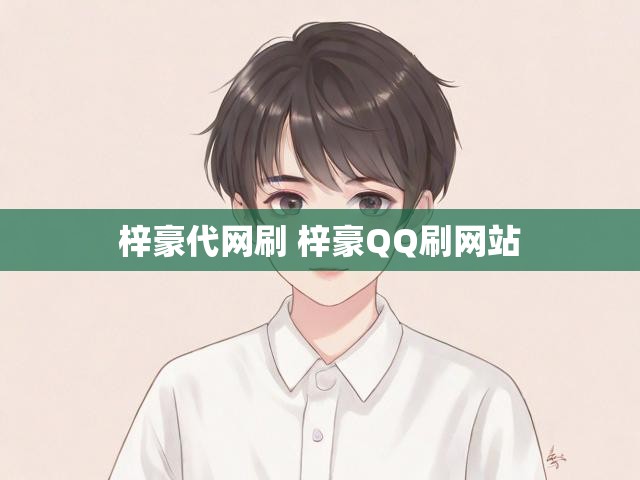 梓豪代网刷 梓豪QQ刷网站