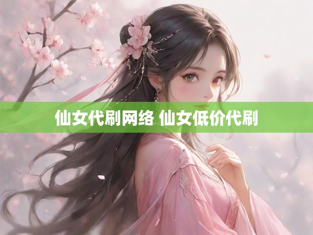 仙女代刷网络 仙女低价代刷
