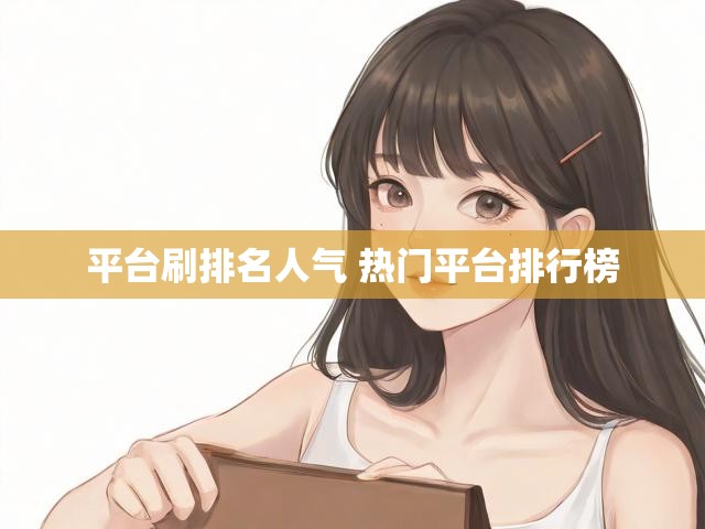 平台刷排名人气 热门平台排行榜