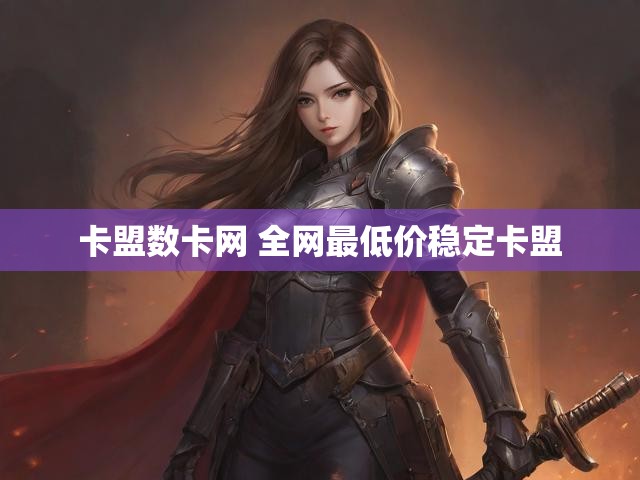卡盟数卡网 全网最低价稳定卡盟