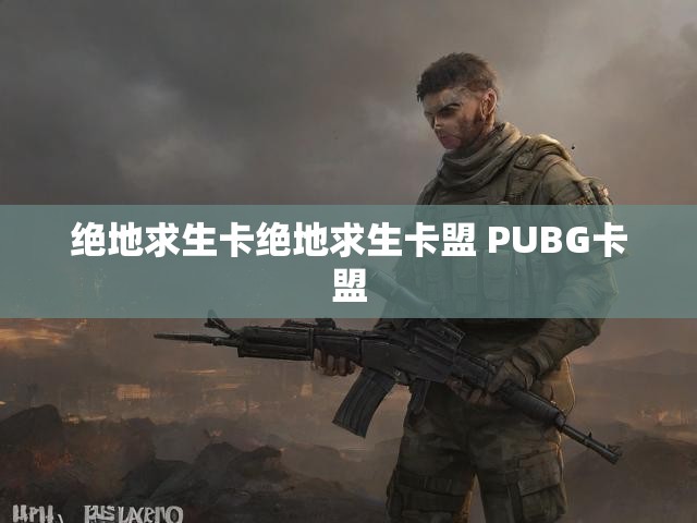 绝地求生卡绝地求生卡盟 PUBG卡盟