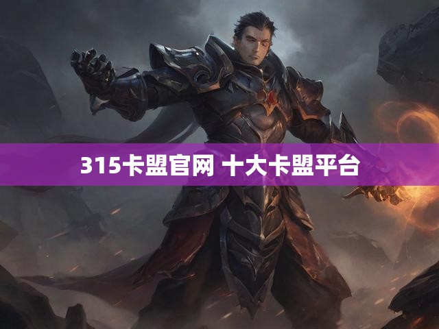 315卡盟官网 十大卡盟平台