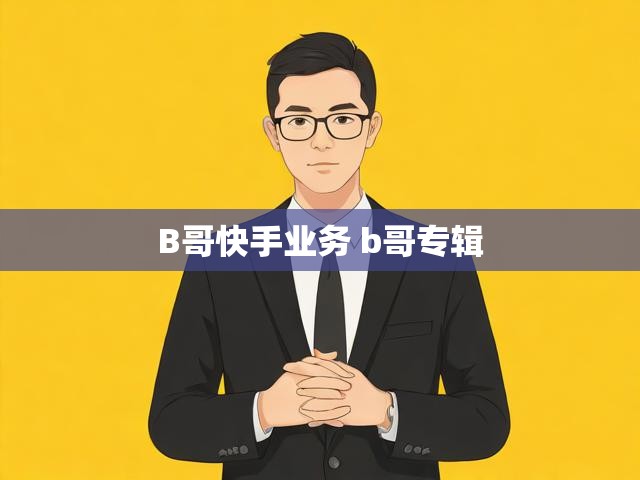 B哥快手业务 b哥专辑