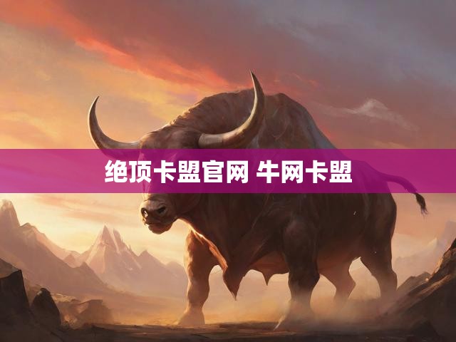绝顶卡盟官网 牛网卡盟